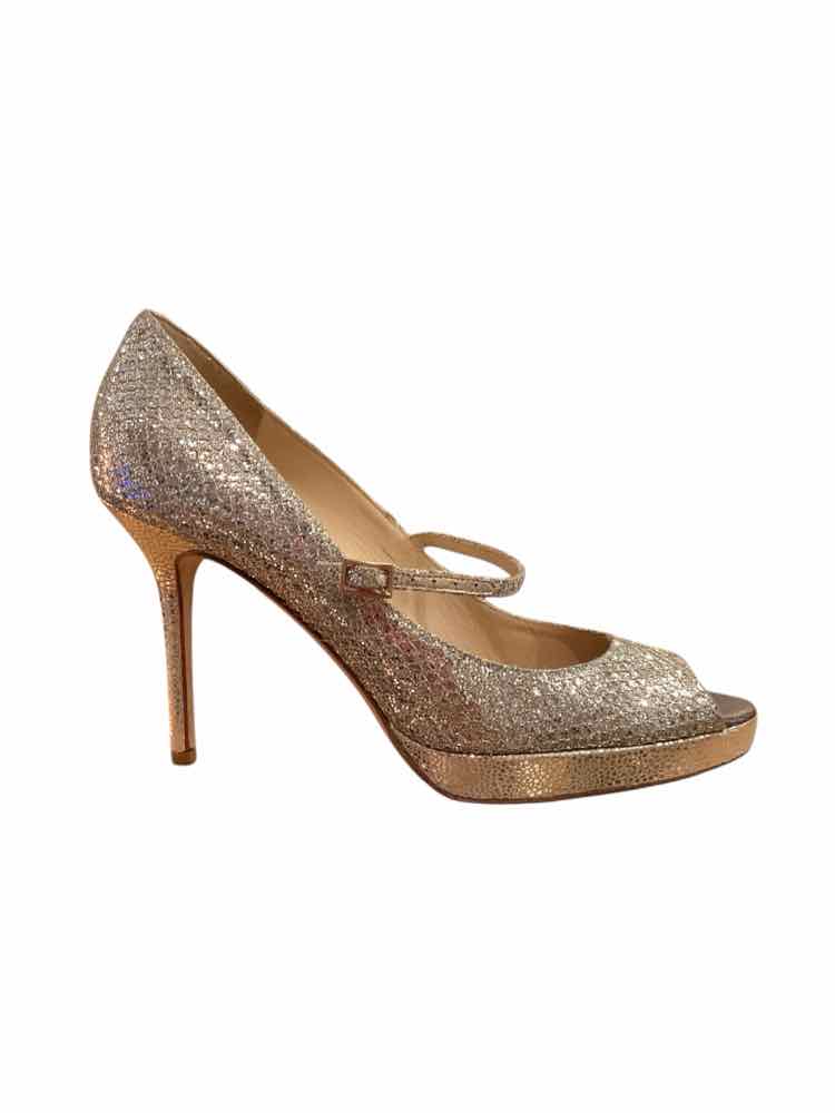 JIMMY CHOO Size 39.5 silver Shoes
