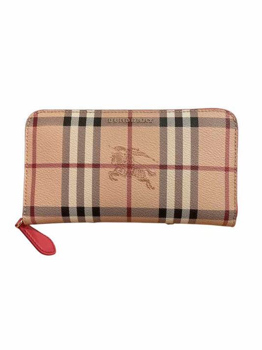 BURBERRY Size Long Haymarket Check Wallet