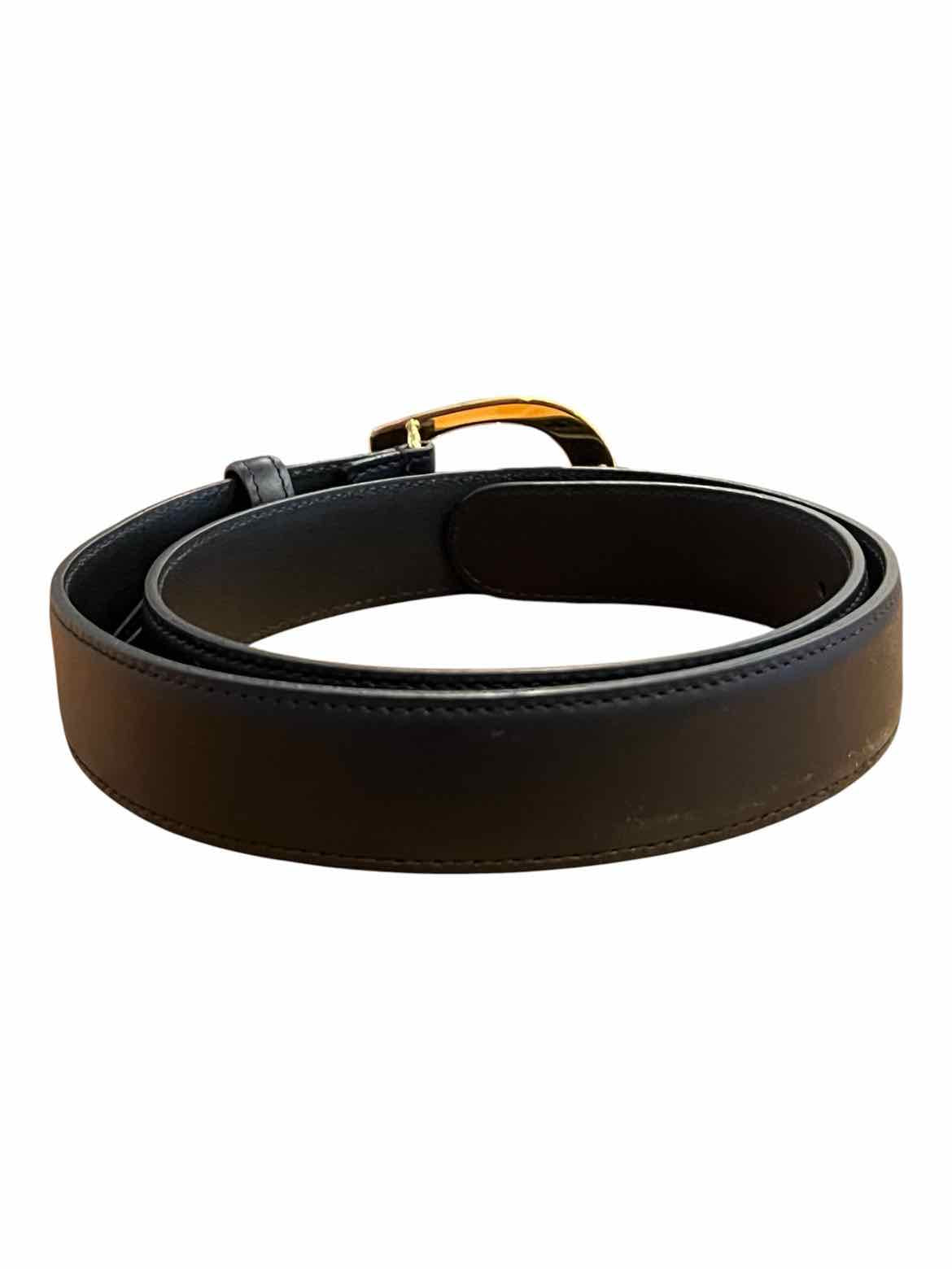 GUCCI Size 80 black/gold hardware Belt