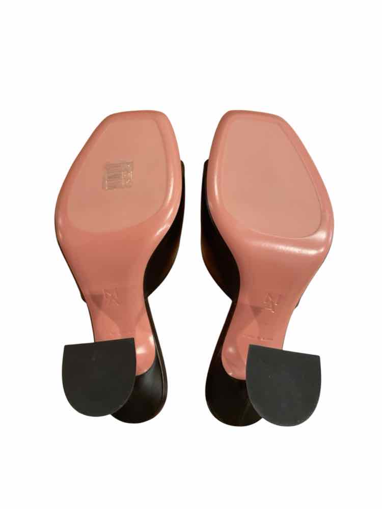 Amina Muaddi Size 38.5 Black Lupita Slipper 95 Shoes