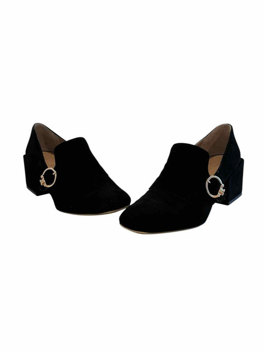 Tory Burch Size 5.5 black/gold Shoes