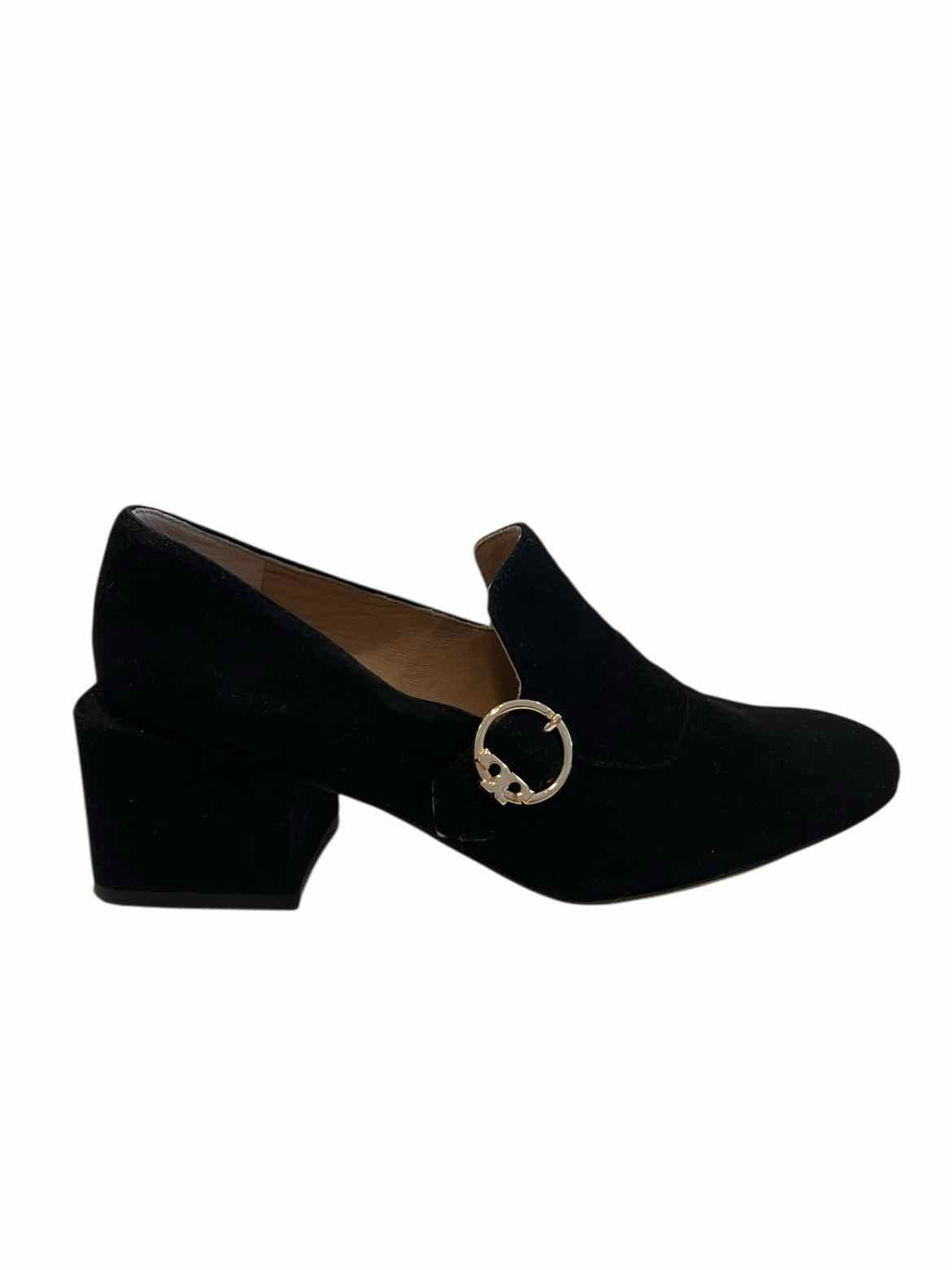 Tory Burch Size 5.5 black/gold Shoes