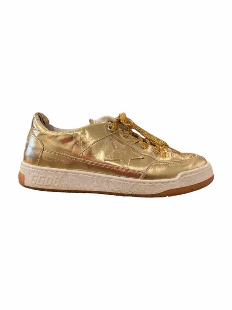 Golden Goose Size 40.5 gold metallic Shoes