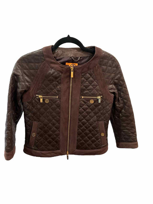 Tory Burch Size 0 BROWN Jacket