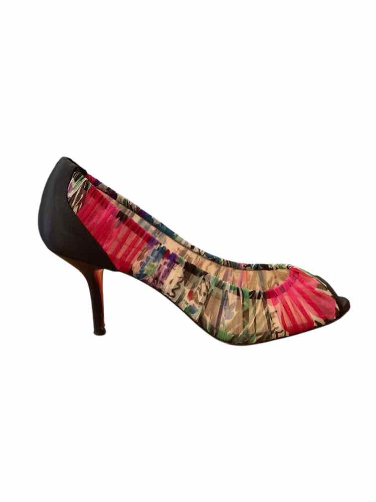 Christian Louboutin Size 38 BLK/MULTI Shoes