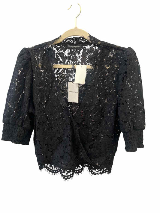 Generation Love Size Medium Black Blouse