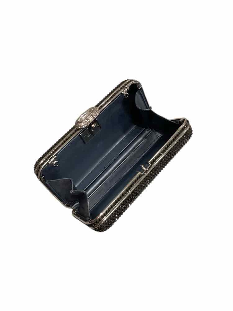 JUDITH LEIBER Size Small BLK/SILVER Purse