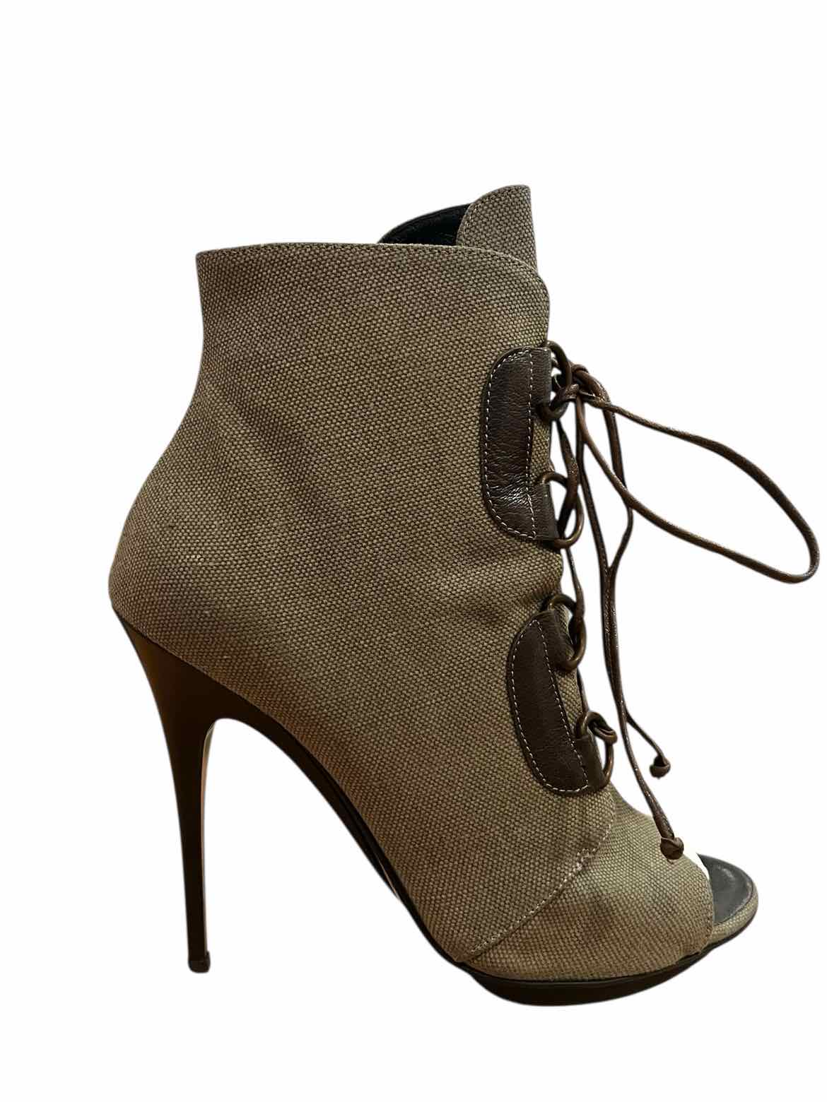 GUISEPPE ZANOTTI Size 41 green/brn BOOT