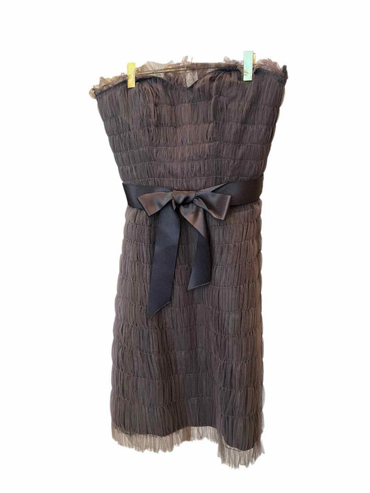 CAROLINA HERRERA Size 4 Grey Cocktail