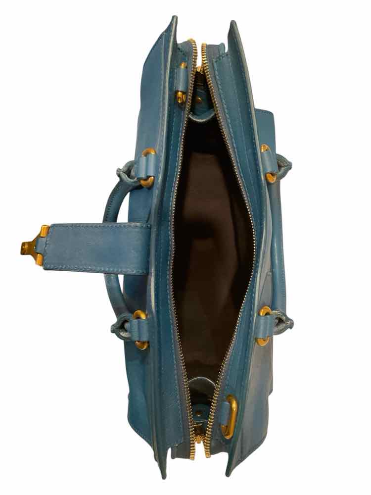 Saint Laurent Size Medium Teal Purse