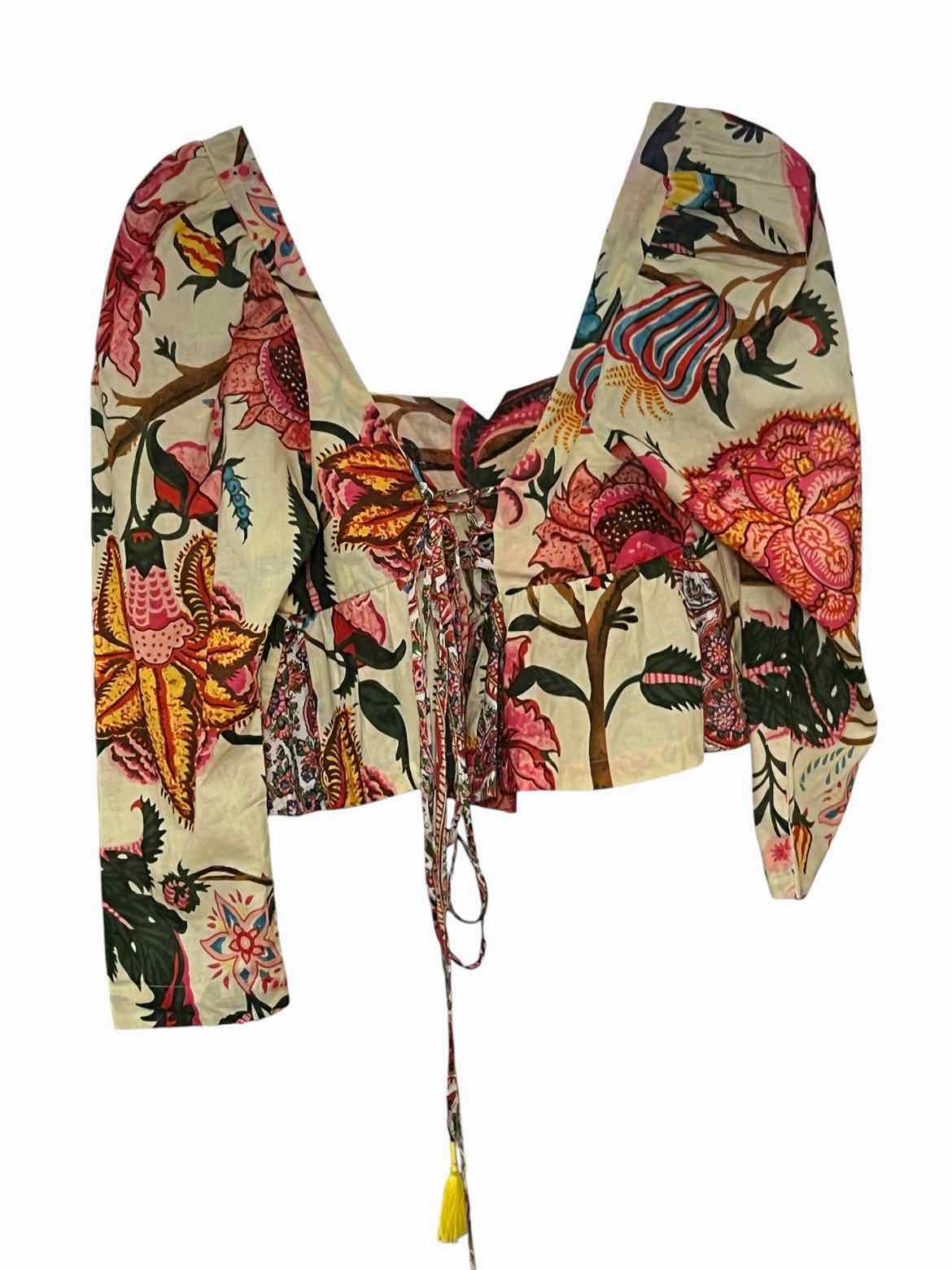 Alix of Bohemia Size M FLORAL Blouse