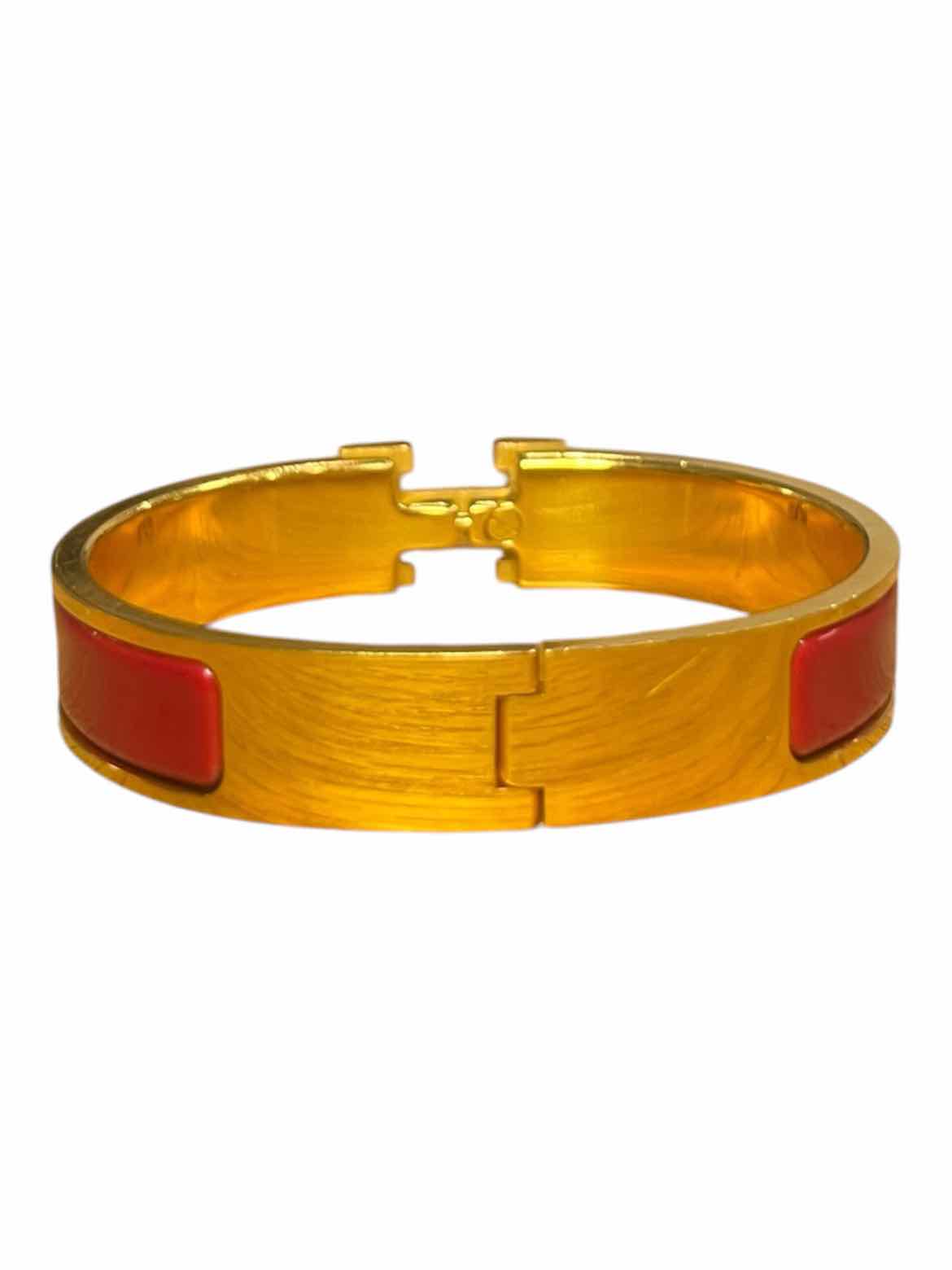 Hermes Size Small red/gold hardware Bracelet