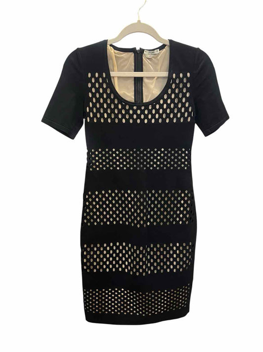Fendi Size 38 Black/tan Dress
