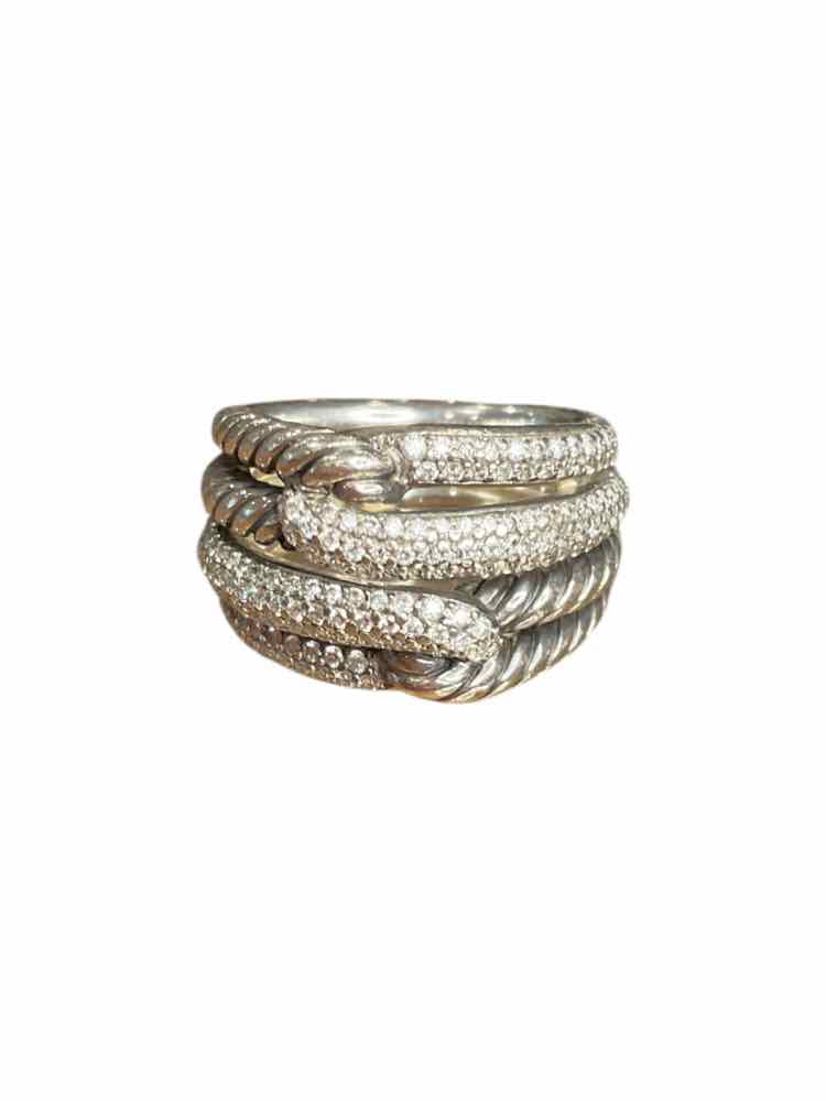 David Yurman Size 5.5 Sterling Ring