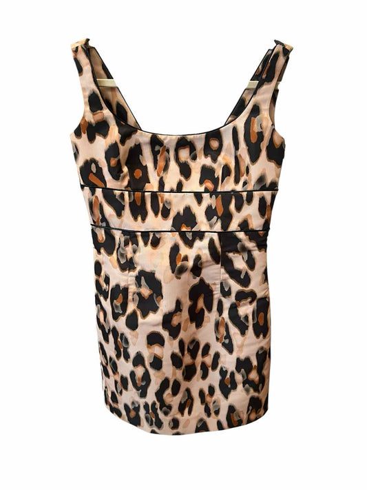 Valentino Size 40 BLK/BRN/CR Dress