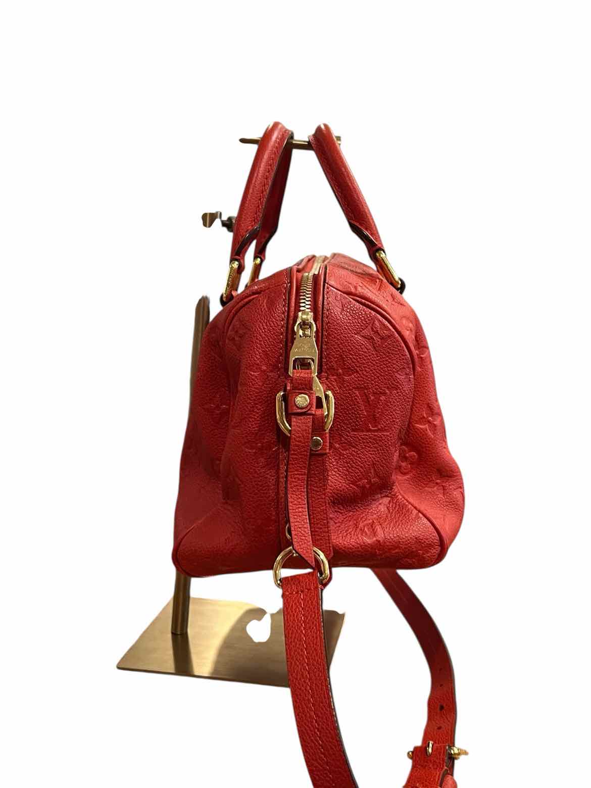 LOUIS VUITTON Size 25 Red Purse