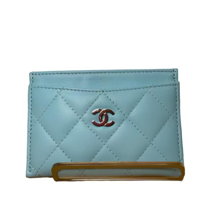 Chanel Size Small LIGHT BLUE Wallet