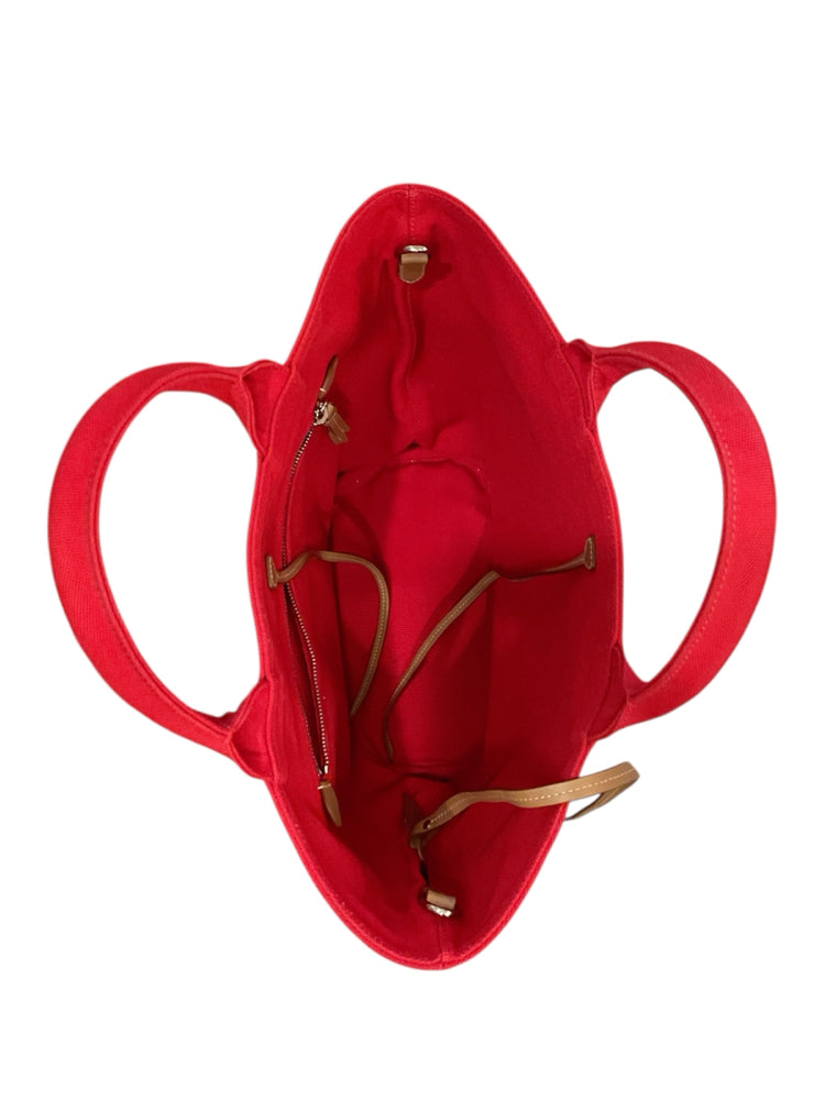 Prada Size Medium cherry red Purse