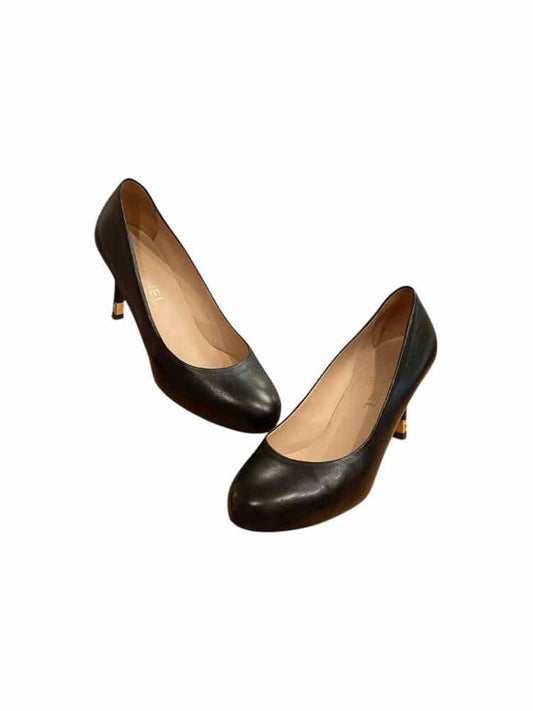 Chanel Size 38.5 Black Shoes