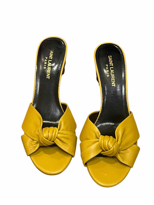 Saint Laurent Size 37.5 Mustard Shoes