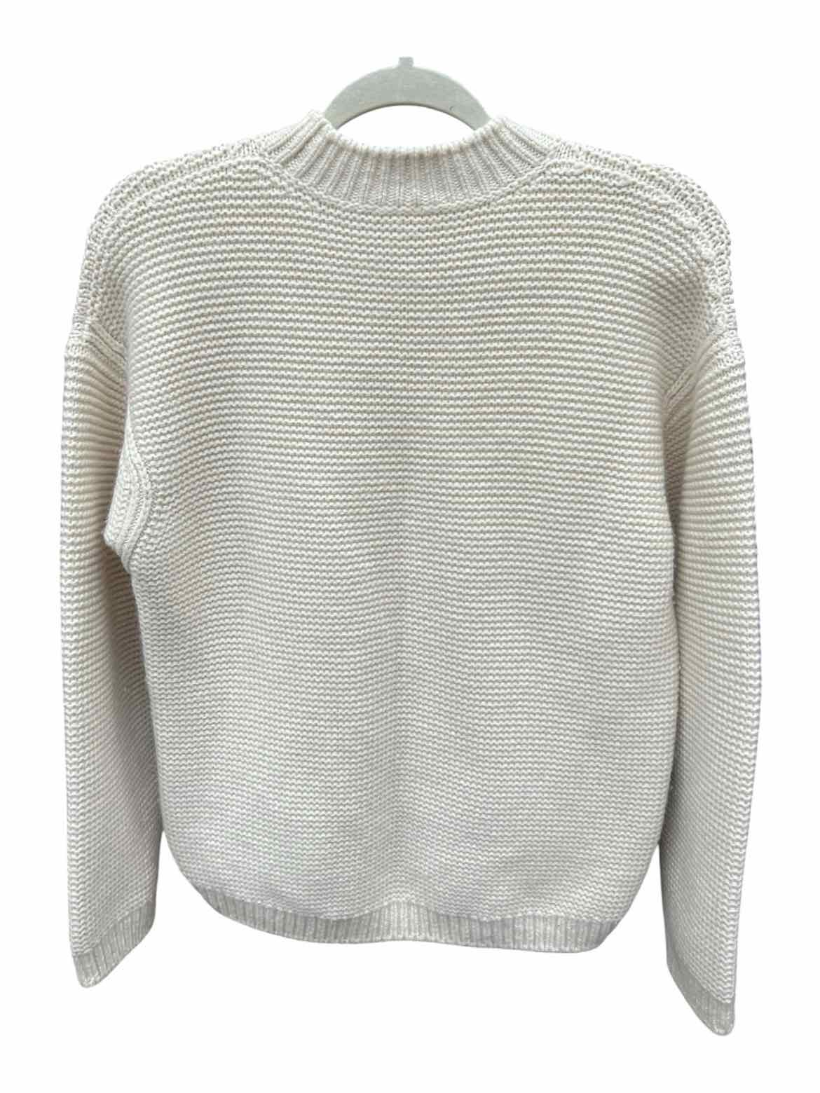 Hermes Size 38 Cream SWEATER
