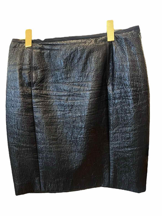 LANVIN Size Large Black Skirt