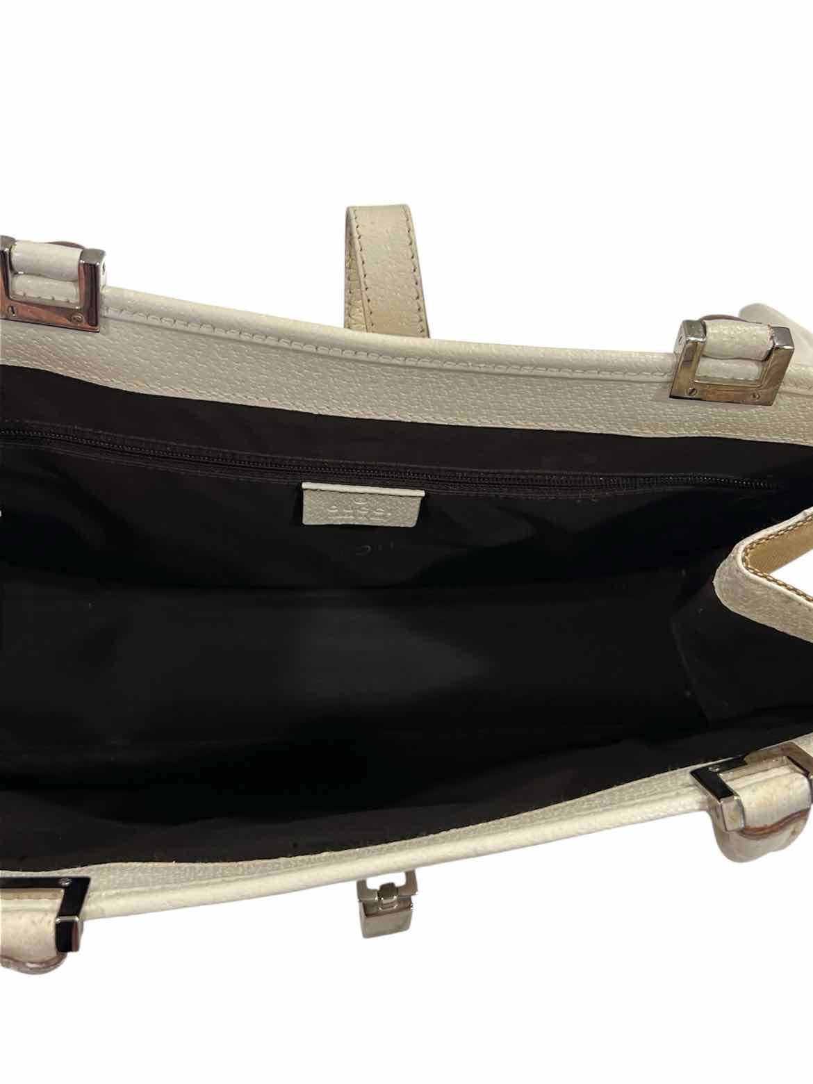 GUCCI Size Medium BRN/WH Purse