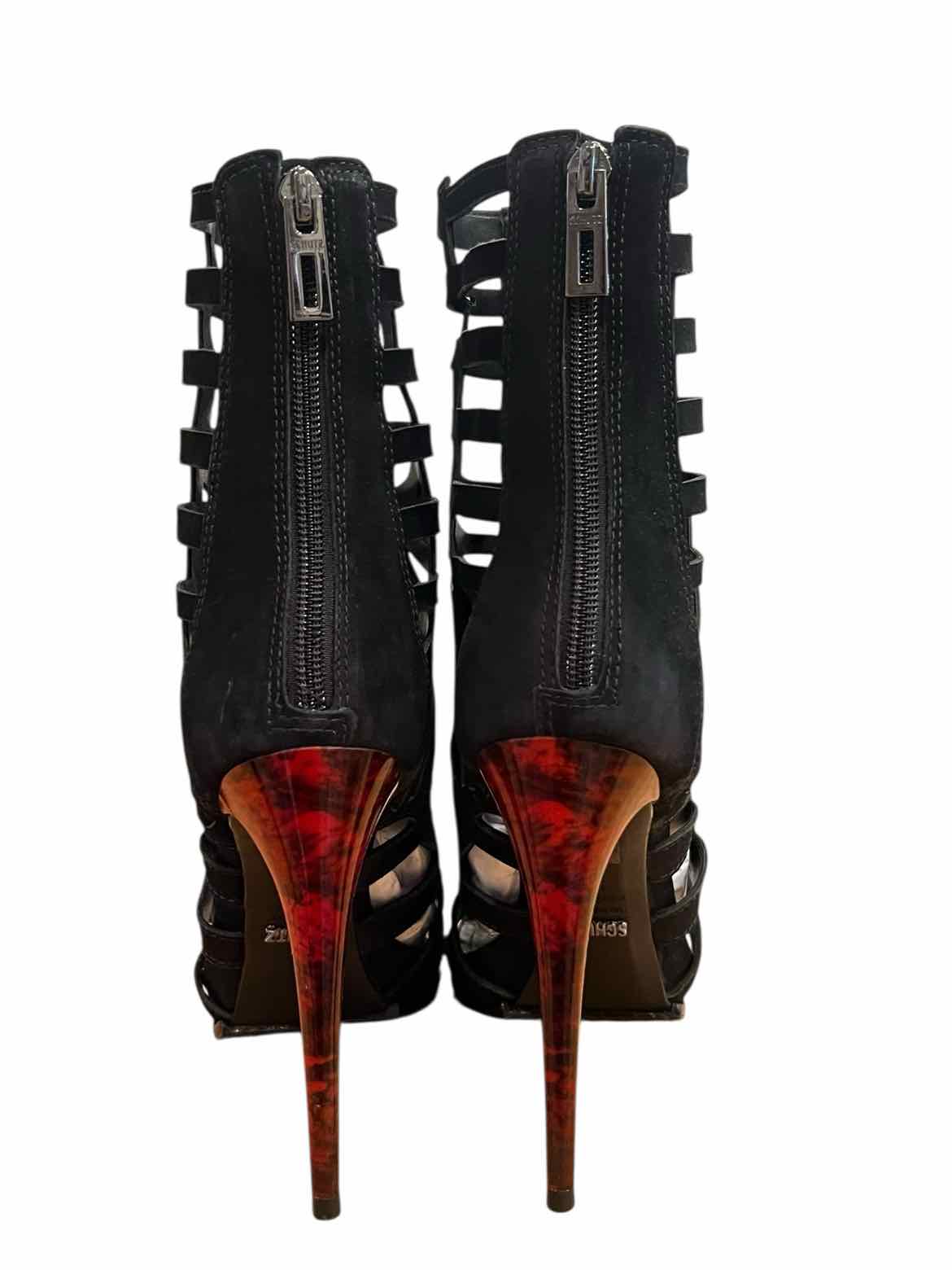 Shutz Size 10 black/brown BOOT