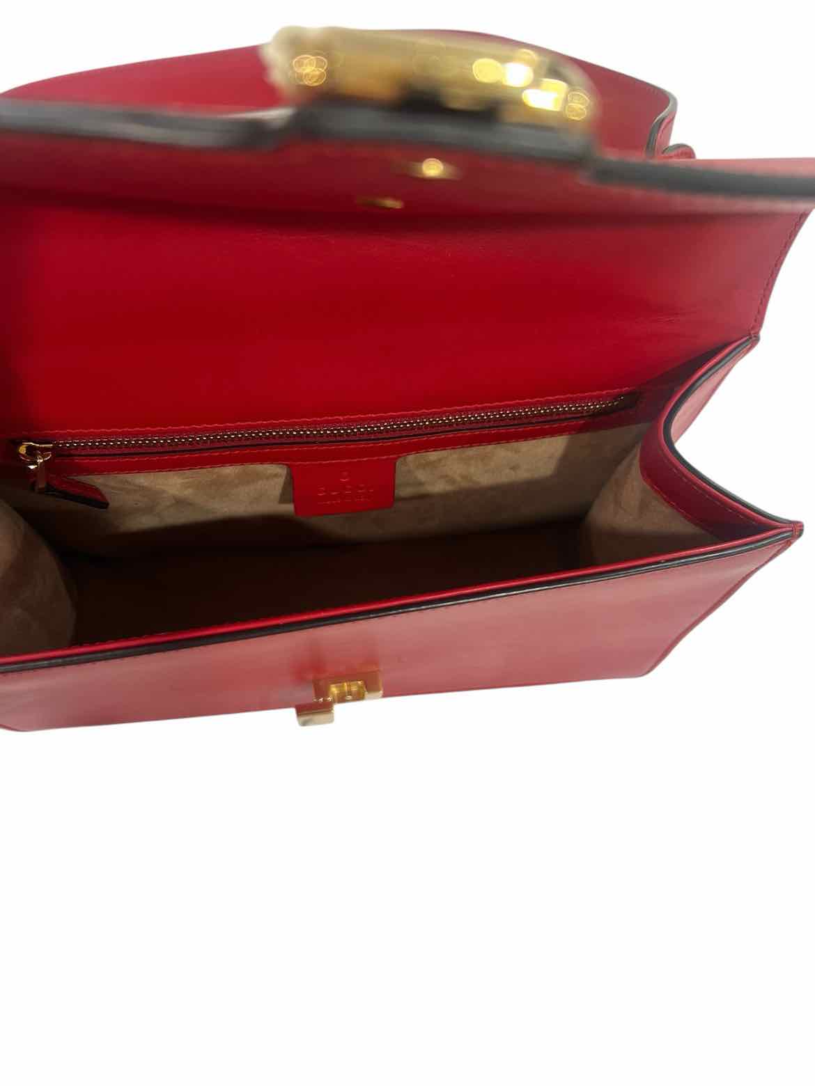 GUCCI Hibiscus Red Purse