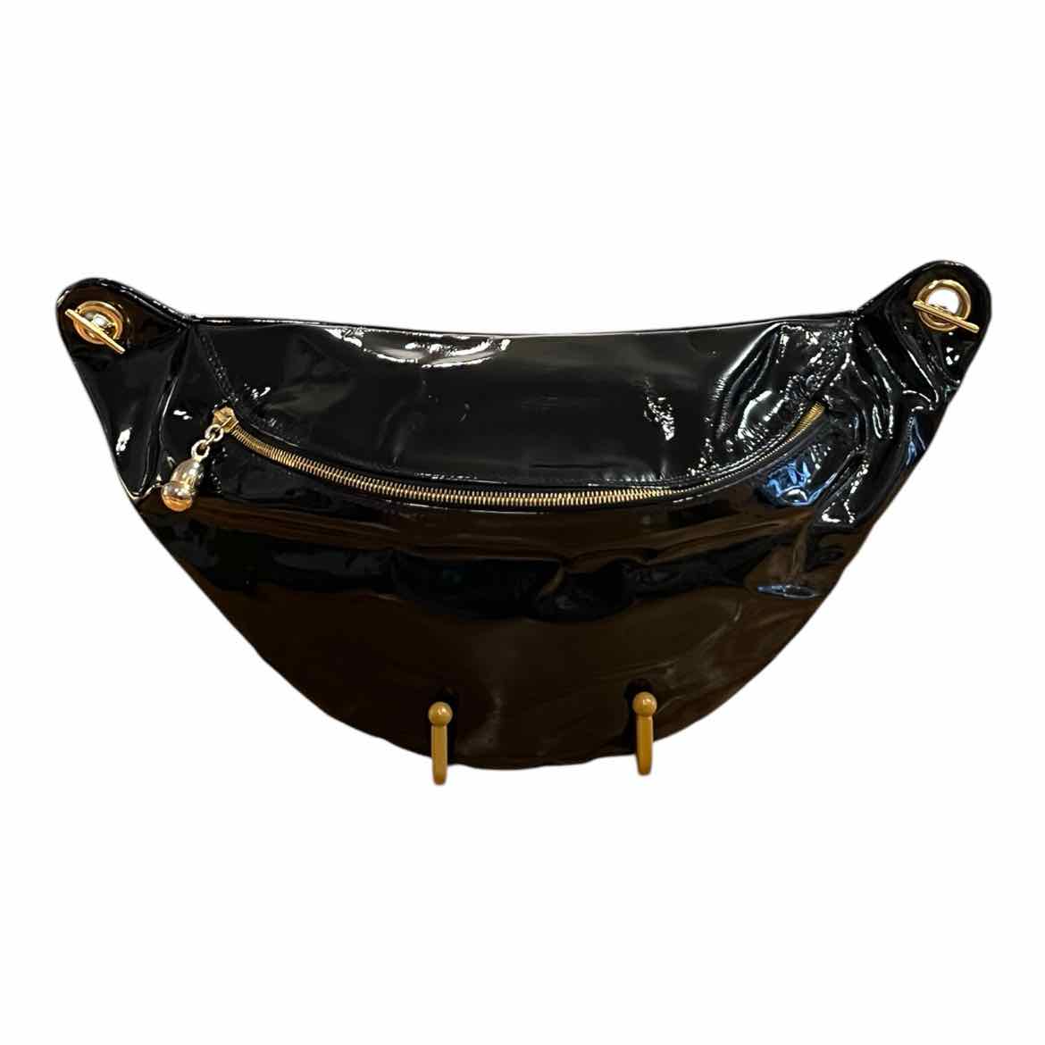 Bottega Veneta Size Small black patent Purse