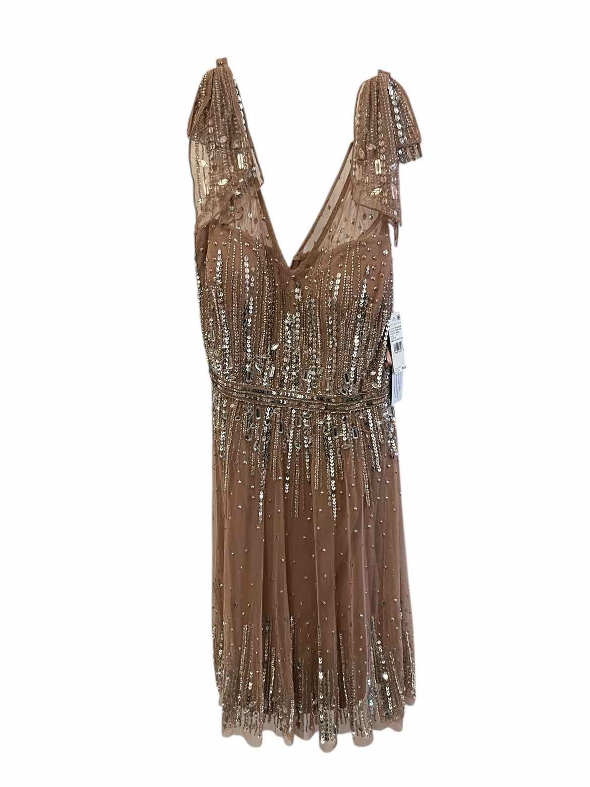 AIDAN MATTOX Size 10 ROSE GOLD Cocktail Encore Consignment Boutique AIDAN MATTOX Size 10 ROSE GOLD Cocktail Encore Consignment Boutique