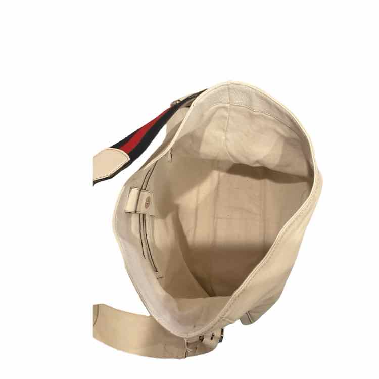 GUCCI Size Medium white/navy/red Purse