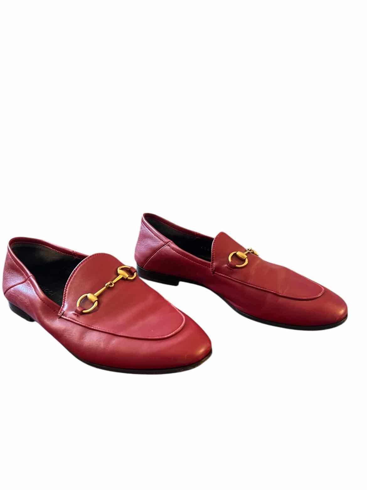 GUCCI Size 38 Burgundy Shoes