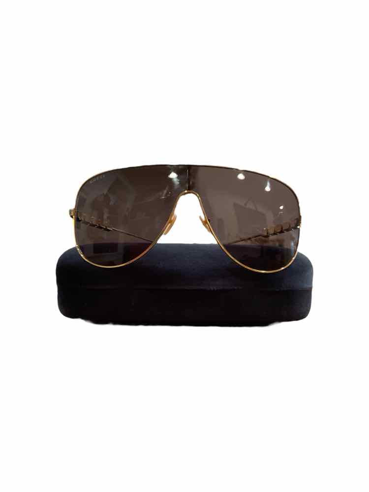 GUCCI gold sunglasses