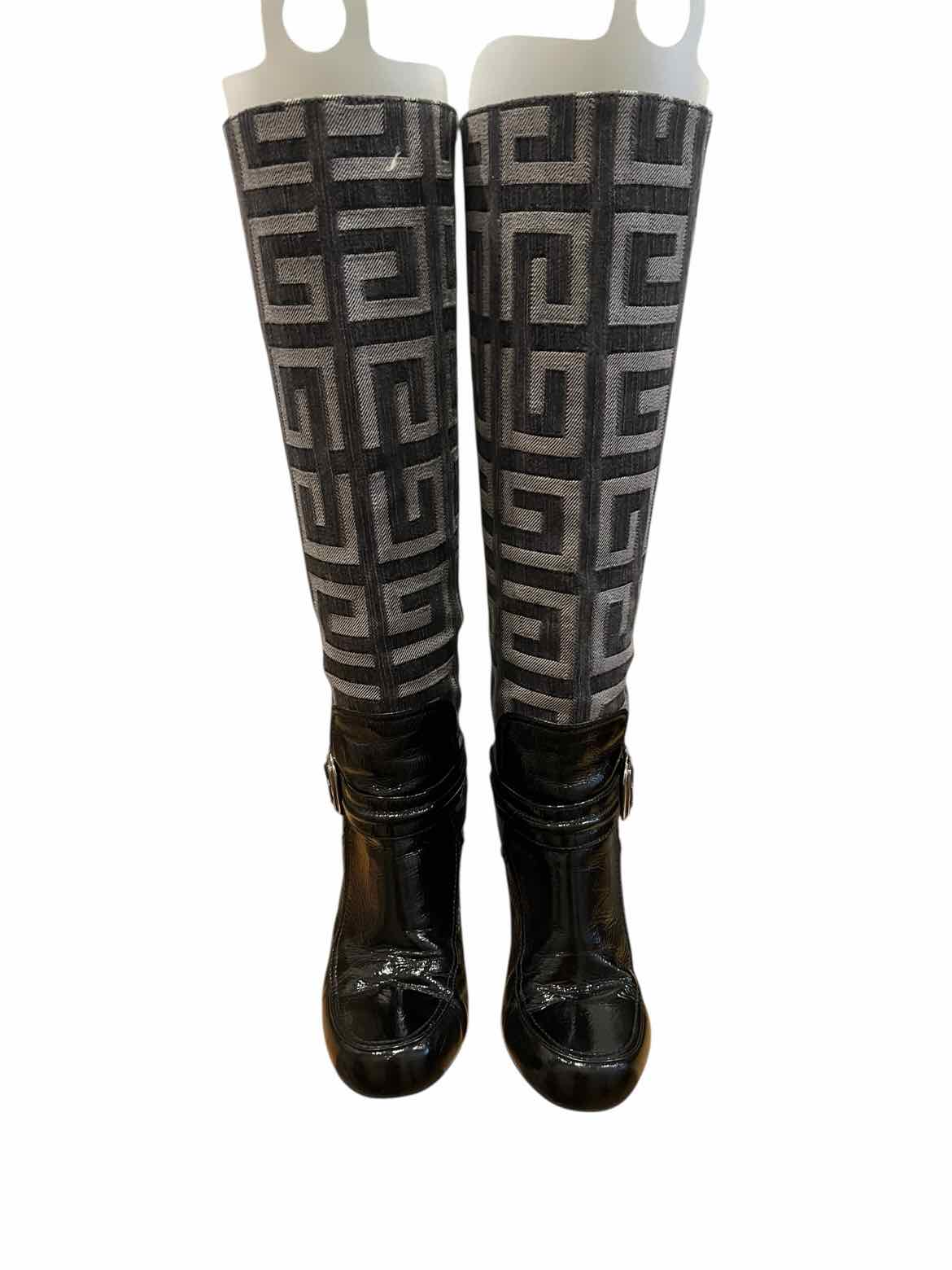 GIVENCHY Size 38 black/grey BOOT