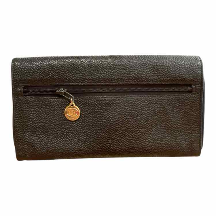 Chanel Size Small Black Wallet