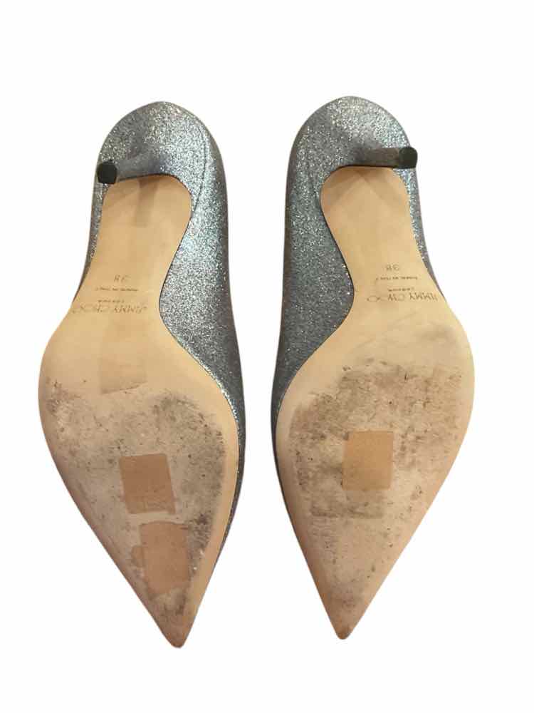 JIMMY CHOO Size 38 silver Shoes