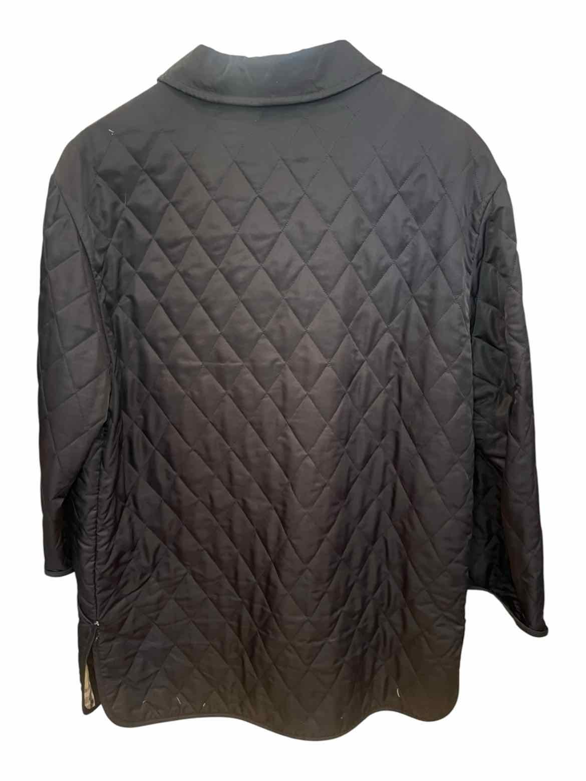 BURBERRY Size Large Black Jacket