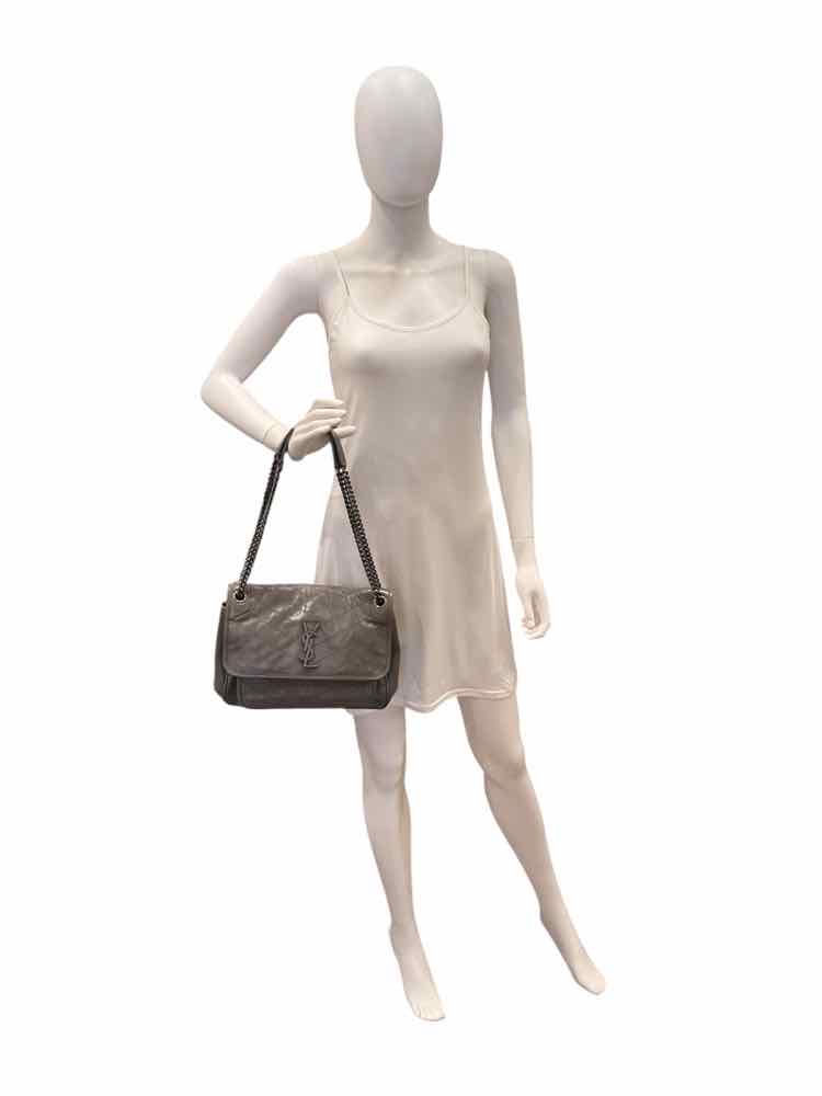 Saint Laurent Size Medium grey/tonal hardware Purse