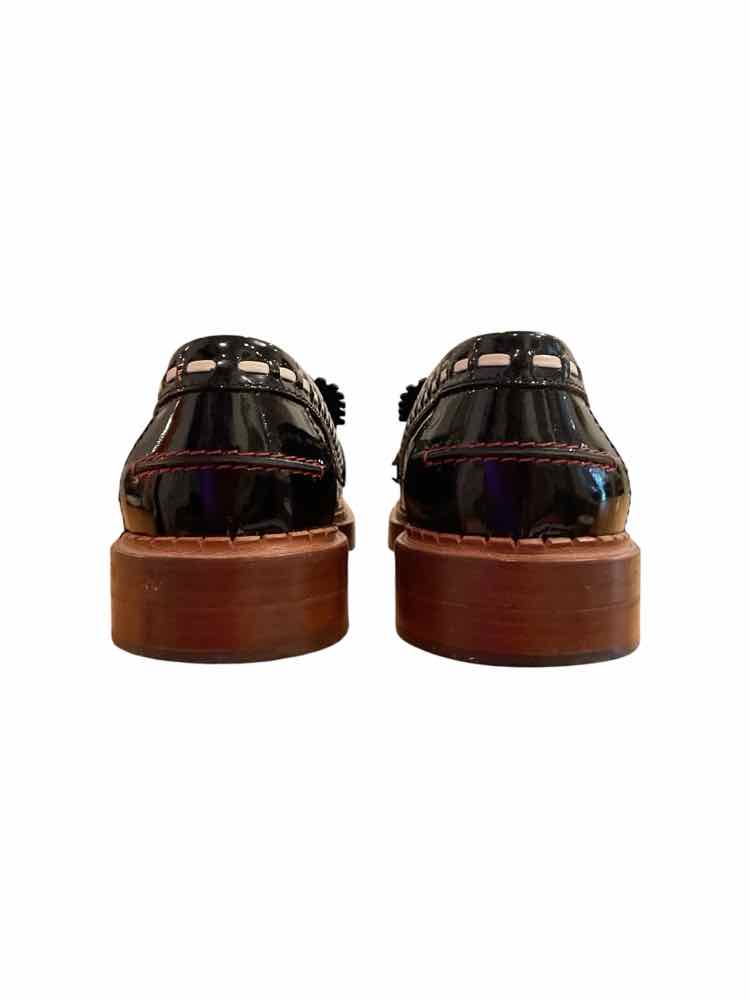 Tod's Size 38 black patent Shoes