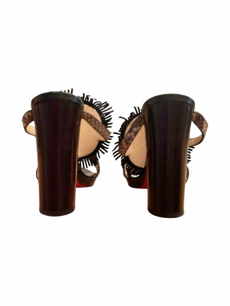 Christian Louboutin Size 37 BLK/WH Shoes