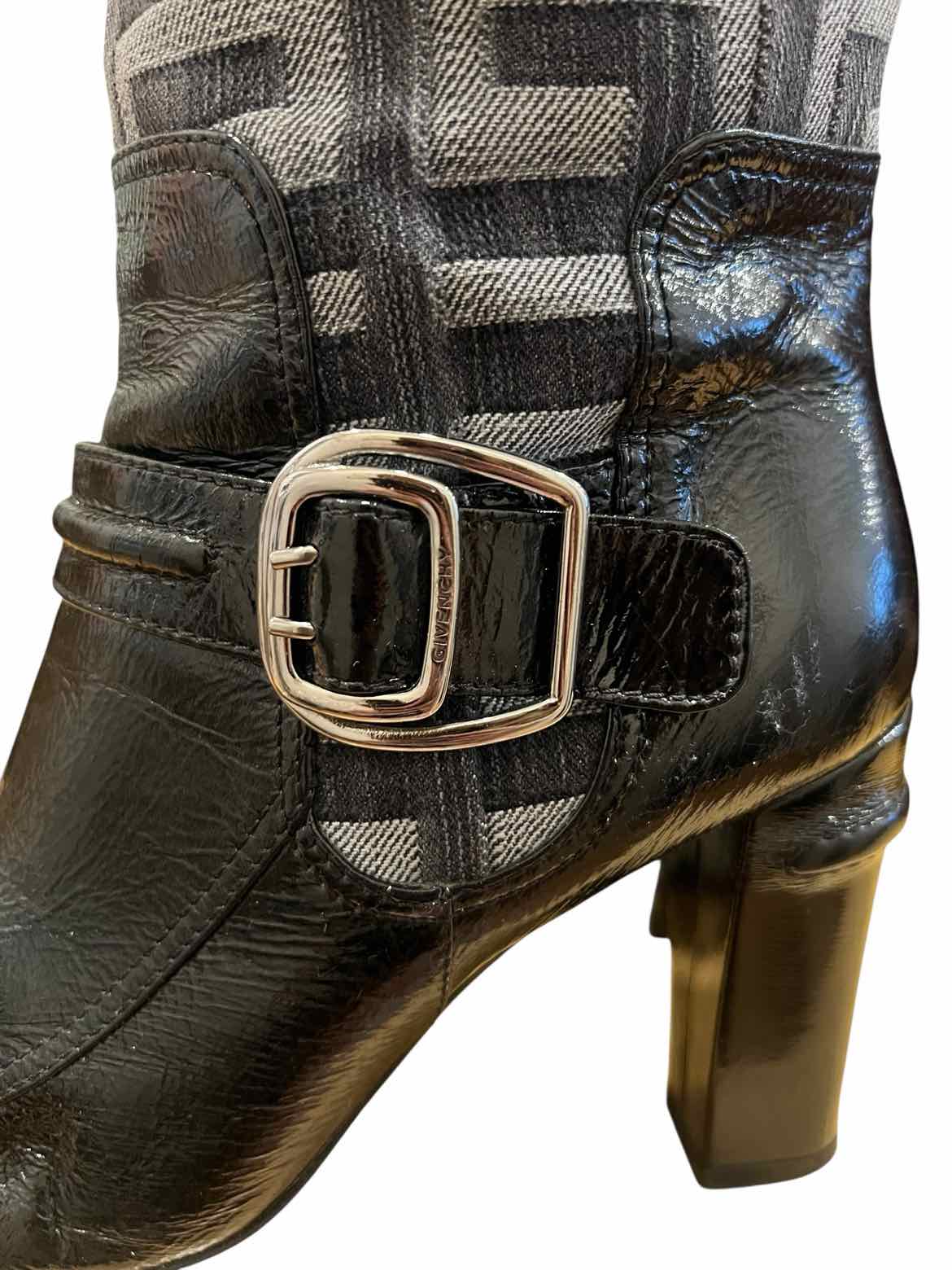 GIVENCHY Size 38 black/grey BOOT