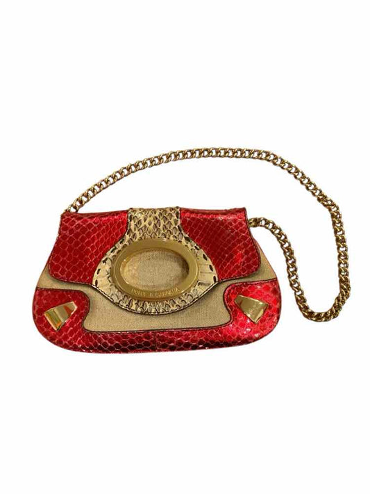 DOLCE&GABBANA Size sm/med RED/GOLD Purse