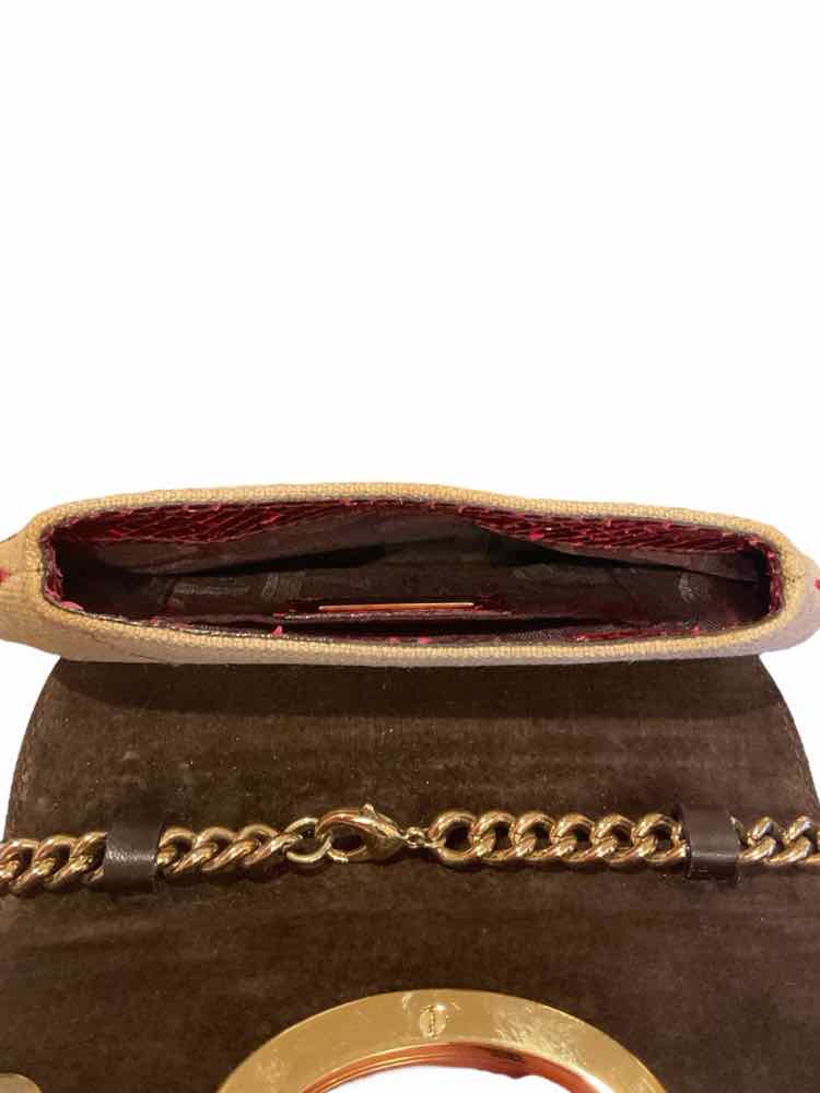 DOLCE&GABBANA Size sm/med RED/GOLD Purse