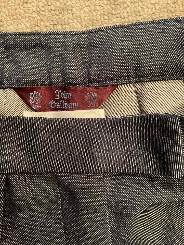 John Galliano Size 4 DENIM Pants