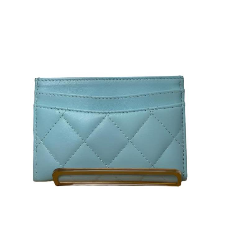 Chanel Size Small LIGHT BLUE Wallet