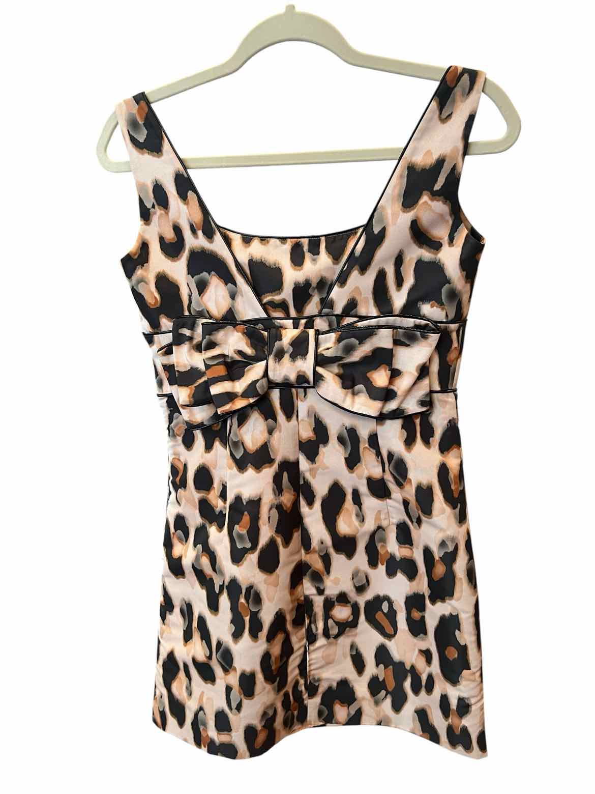 Valentino Size 40 BLK/BRN/CR Dress