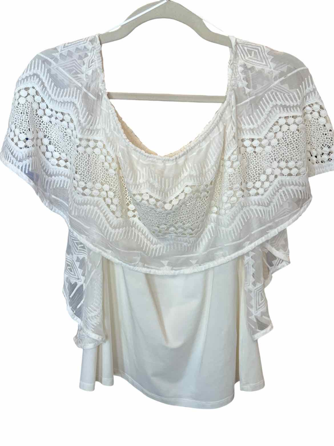 ANNE FONTAINE Size 42 White Shirt