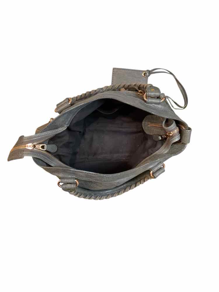 BALENCIAGA Size Small Grey Purse