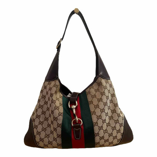 GUCCI Size Large logo/web stripe Purse